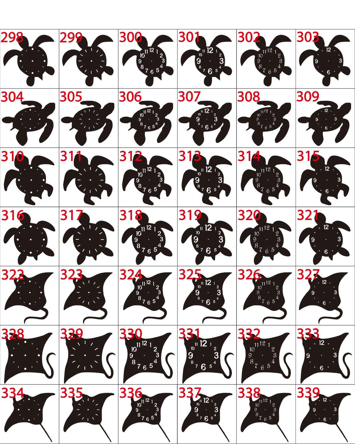 レジンアート材料（No.298〜339）+330円