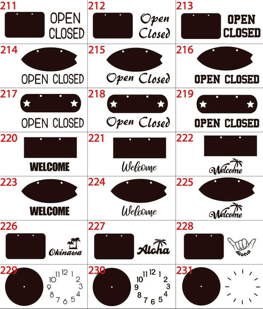 レジンアート材料（No.211〜231）+220円